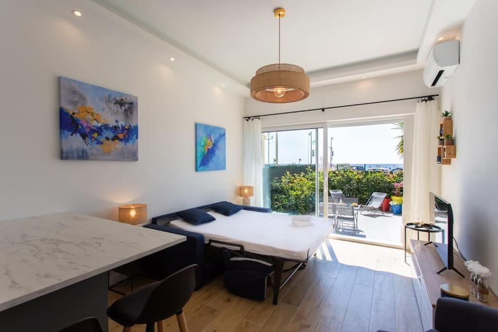 #43 Design Studio Terrace Ac Wifi Sea View 1Min Beach Nizza Exterior foto