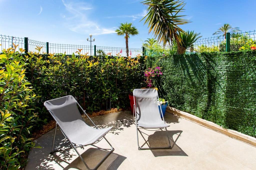 #43 Design Studio Terrace Ac Wifi Sea View 1Min Beach Nizza Exterior foto