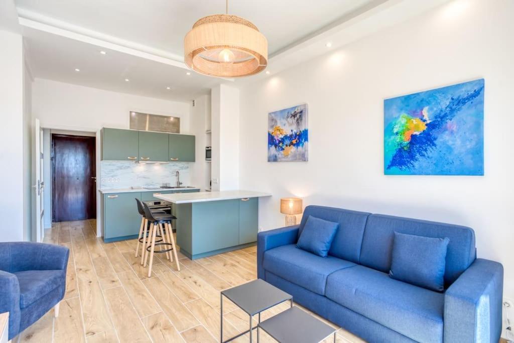 #43 Design Studio Terrace Ac Wifi Sea View 1Min Beach Nizza Exterior foto