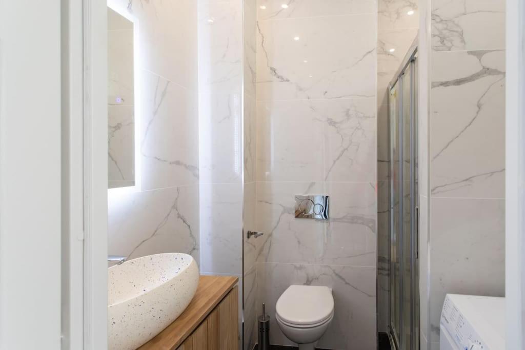 #43 Design Studio Terrace Ac Wifi Sea View 1Min Beach Nizza Exterior foto